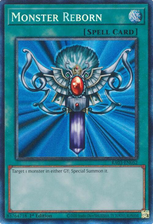 Monster Reborn (CR) [RA03-EN052] Prismatic Collector's Rare | Exor Games Bridgewater