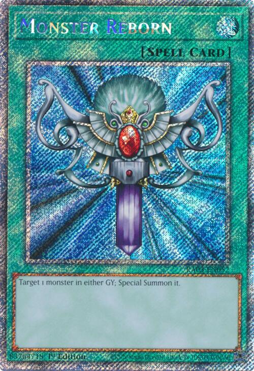 Monster Reborn (Platinum Secret Rare) [RA03-EN052] Platinum Secret Rare | Exor Games Bridgewater