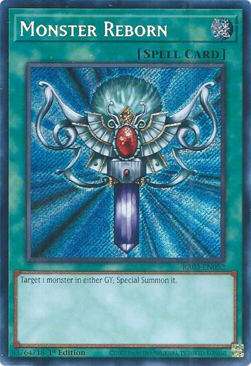 Monster Reborn (Secret Rare) [RA03-EN052] Secret Rare | Exor Games Bridgewater