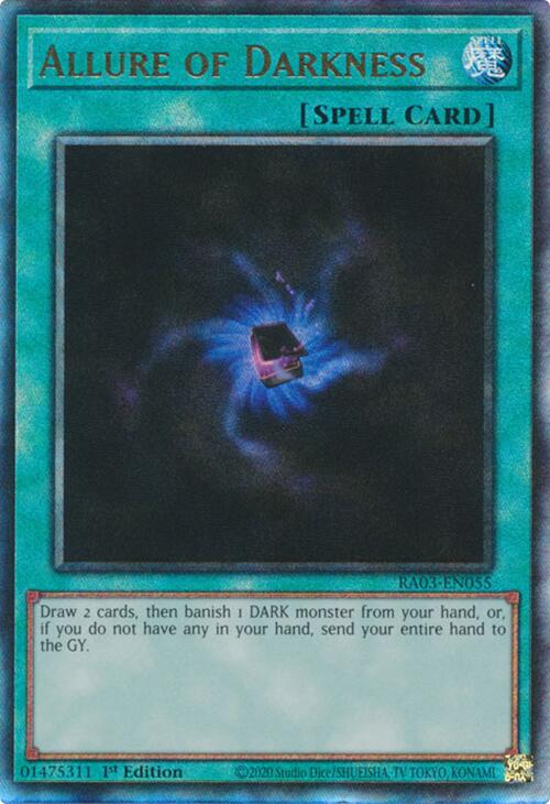 Allure of Darkness (UTR) [RA03-EN055] Prismatic Ultimate Rare | Exor Games Bridgewater