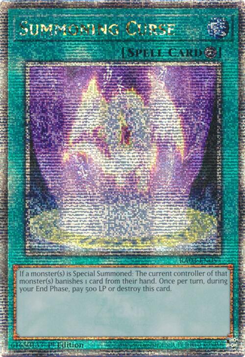 Summoning Curse (Quarter Century Secret Rare) [RA03-EN057] Quarter Century Secret Rare | Exor Games Bridgewater