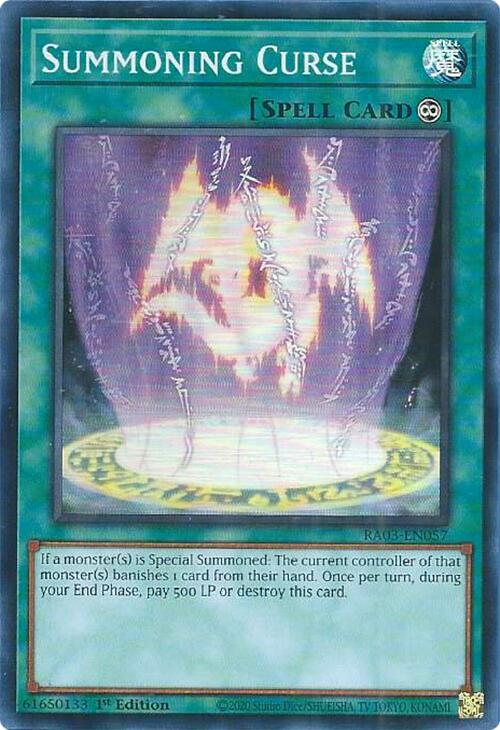 Summoning Curse [RA03-EN057] Super Rare | Exor Games Bridgewater