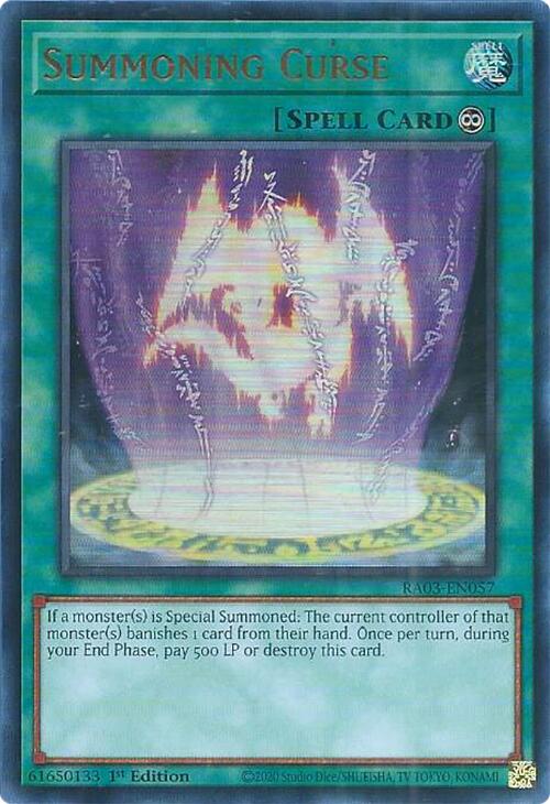 Summoning Curse (UR) [RA03-EN057] Ultra Rare | Exor Games Bridgewater