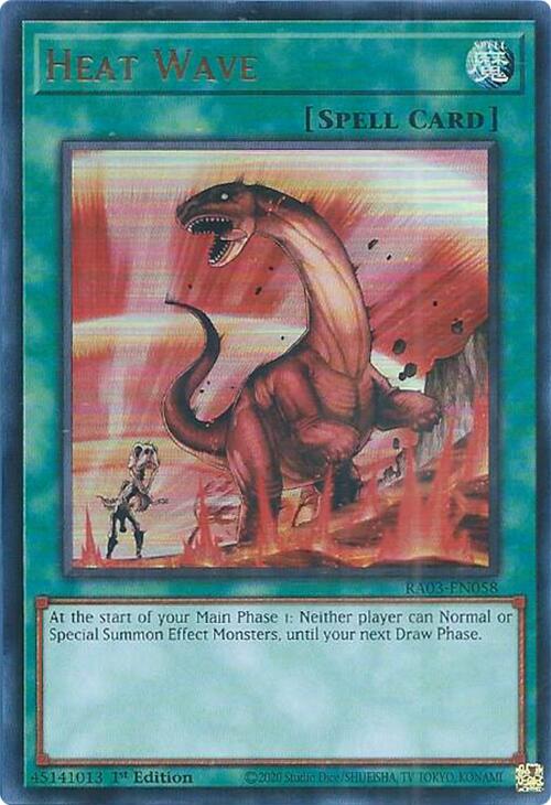 Heat Wave (UR) [RA03-EN058] Ultra Rare | Exor Games Bridgewater