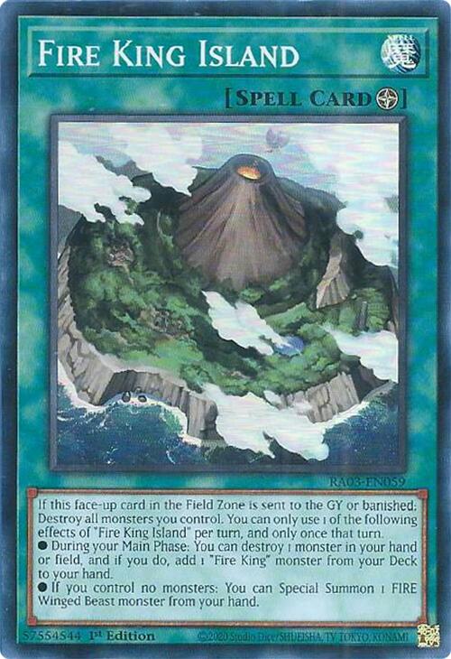 Fire King Island [RA03-EN059] Super Rare | Exor Games Bridgewater