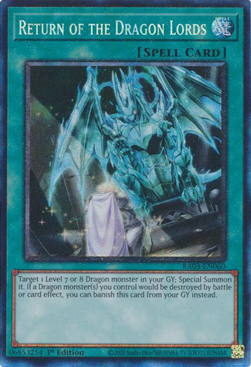 Return of the Dragon Lords (CR) [RA03-EN060] Prismatic Collector's Rare | Exor Games Bridgewater