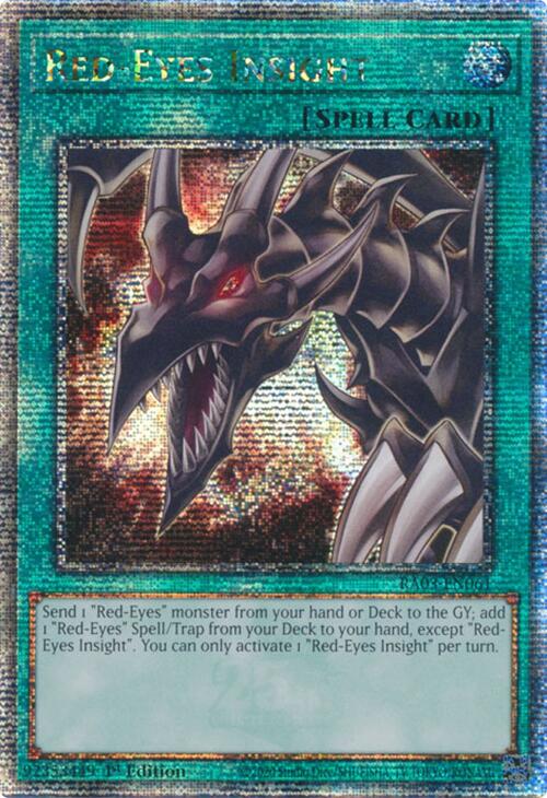 Red-Eyes Insight (Quarter Century Secret Rare) [RA03-EN061] Quarter Century Secret Rare | Exor Games Bridgewater