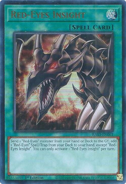 Red-Eyes Insight (UR) [RA03-EN061] Ultra Rare | Exor Games Bridgewater