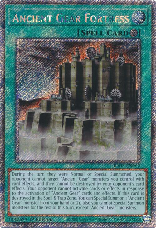 Ancient Gear Fortress (Platinum Secret Rare) [RA03-EN062] Platinum Secret Rare | Exor Games Bridgewater