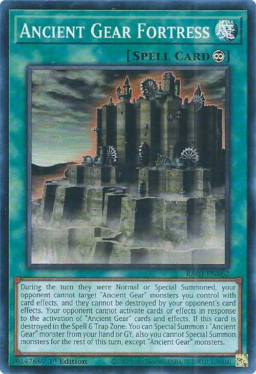 Ancient Gear Fortress [RA03-EN062] Super Rare | Exor Games Bridgewater