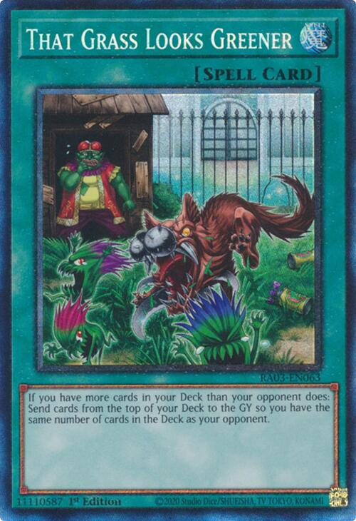 That Grass Looks Greener (CR) [RA03-EN063] Prismatic Collector's Rare | Exor Games Bridgewater
