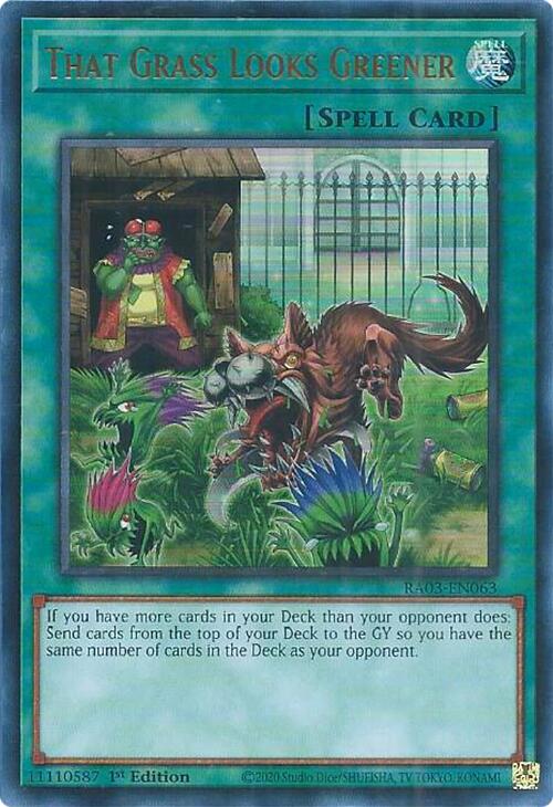 That Grass Looks Greener (UR) [RA03-EN063] Ultra Rare | Exor Games Bridgewater