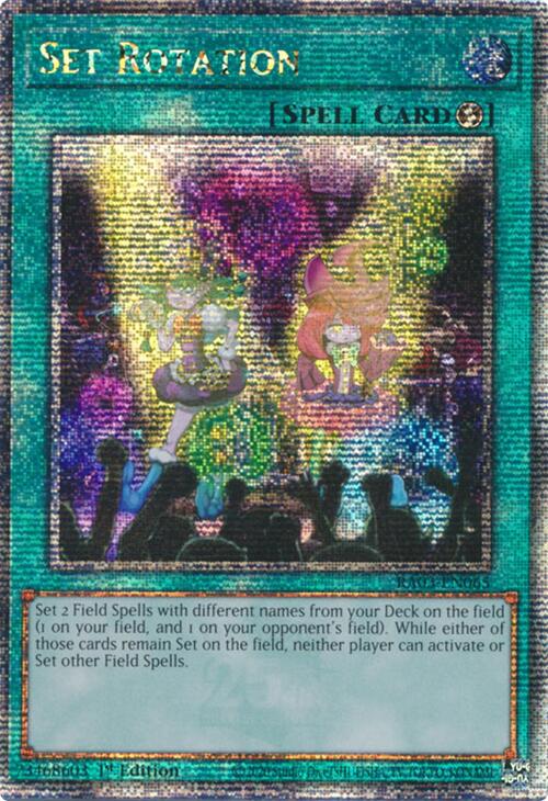 Set Rotation (Quarter Century Secret Rare) [RA03-EN065] Quarter Century Secret Rare | Exor Games Bridgewater