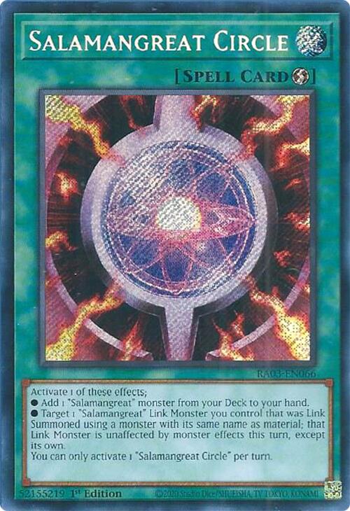 Salamangreat Circle (Secret Rare) [RA03-EN066] Secret Rare | Exor Games Bridgewater