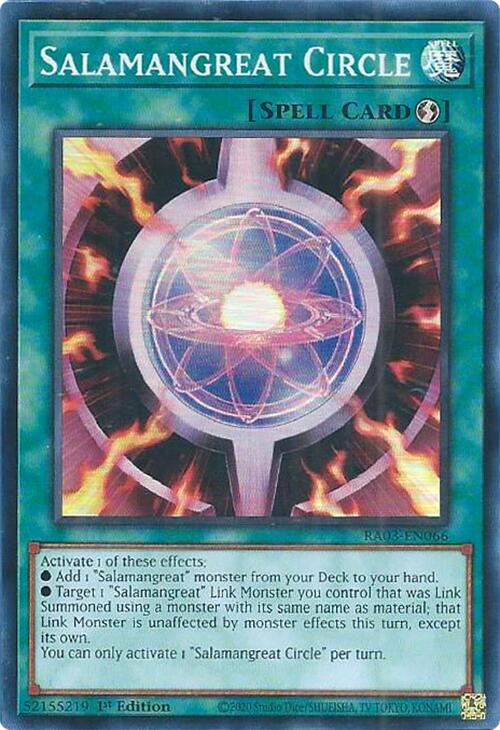 Salamangreat Circle [RA03-EN066] Super Rare | Exor Games Bridgewater