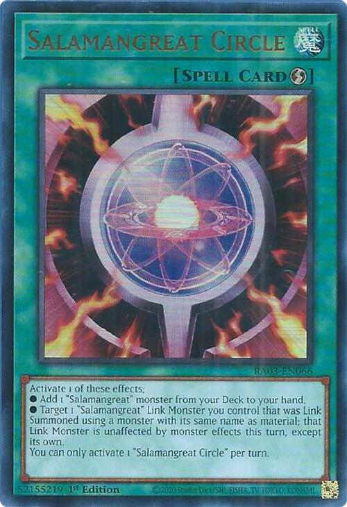 Salamangreat Circle (UR) [RA03-EN066] Ultra Rare | Exor Games Bridgewater