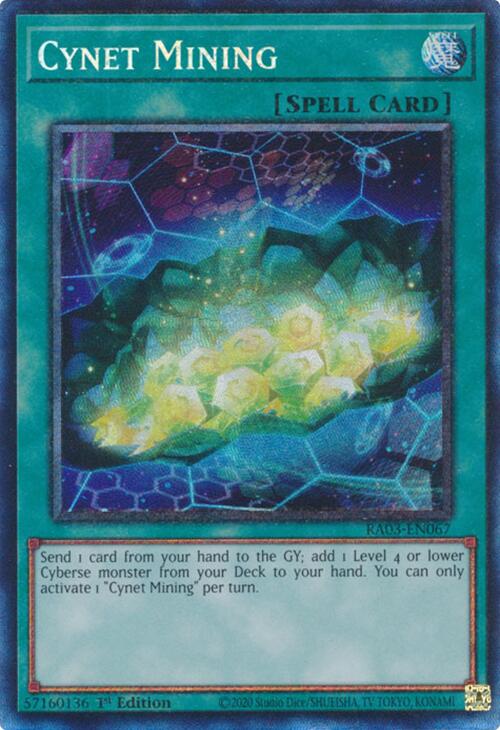 Cynet Mining (CR) [RA03-EN067] Prismatic Collector's Rare | Exor Games Bridgewater