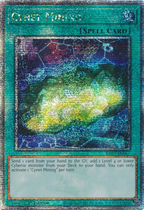Cynet Mining (Quarter Century Secret Rare) [RA03-EN067] Quarter Century Secret Rare | Exor Games Bridgewater