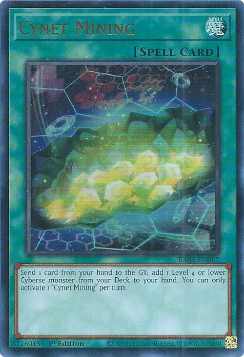 Cynet Mining (UR) [RA03-EN067] Ultra Rare | Exor Games Bridgewater