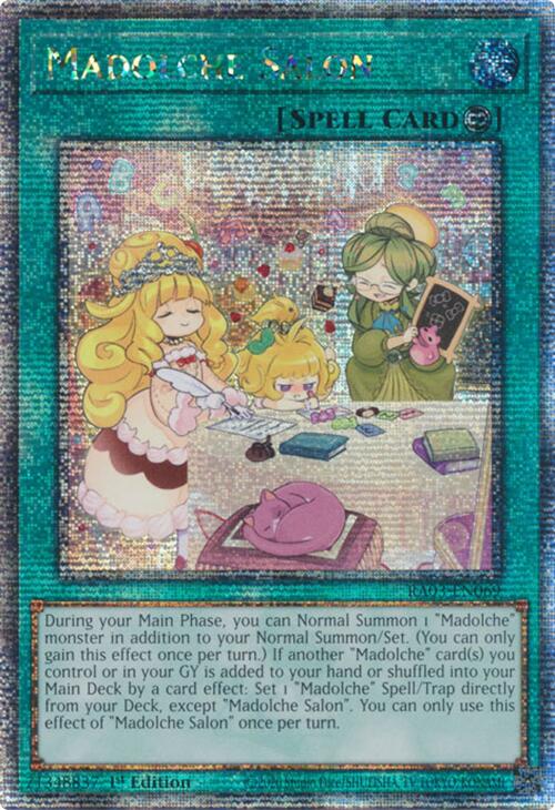 Madolche Salon (Quarter Century Secret Rare) [RA03-EN069] Quarter Century Secret Rare | Exor Games Bridgewater