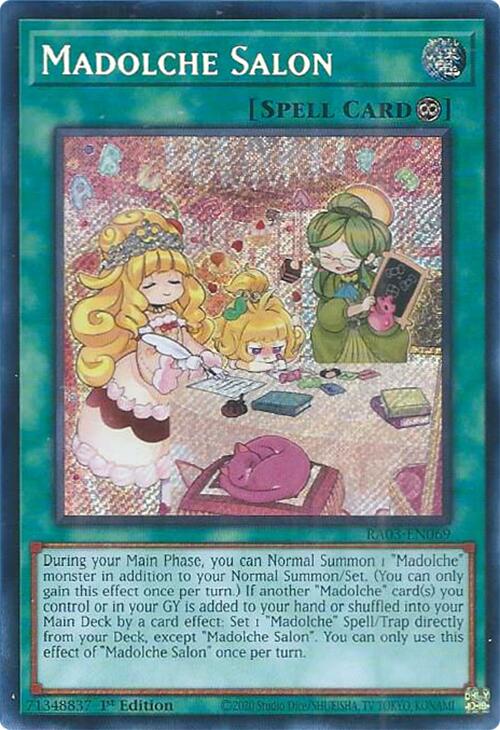 Madolche Salon (Secret Rare) [RA03-EN069] Secret Rare | Exor Games Bridgewater