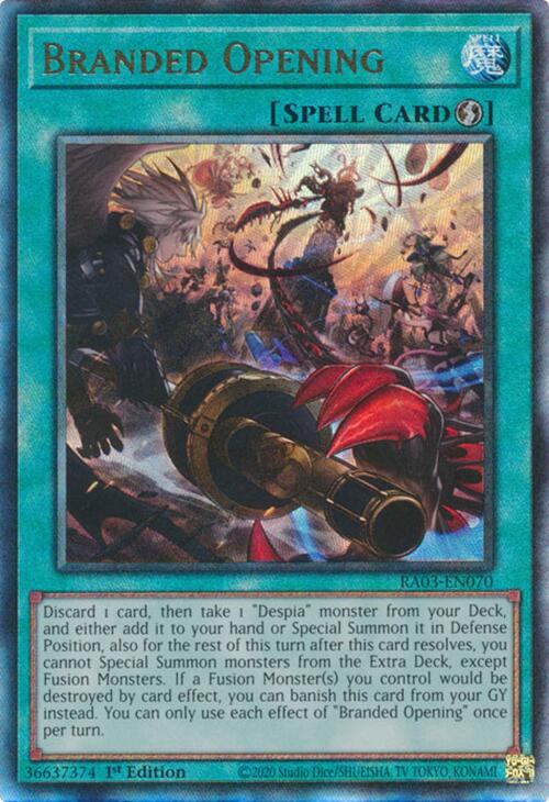 Branded Opening (UTR) [RA03-EN070] Prismatic Ultimate Rare | Exor Games Bridgewater