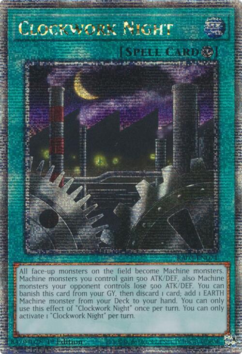 Clockwork Night (Quarter Century Secret Rare) [RA03-EN071] Quarter Century Secret Rare | Exor Games Bridgewater