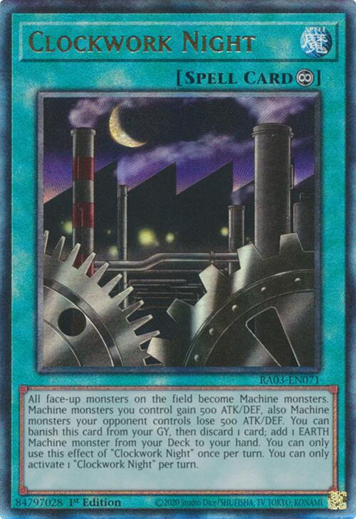 Clockwork Night (UTR) [RA03-EN071] Prismatic Ultimate Rare | Exor Games Bridgewater