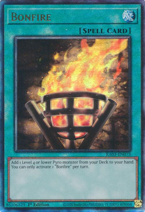 Bonfire (UTR) [RA03-EN073] Prismatic Ultimate Rare | Exor Games Bridgewater