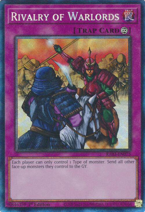 Rivalry of Warlords (CR) [RA03-EN075] Prismatic Collector's Rare | Exor Games Bridgewater