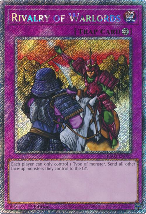 Rivalry of Warlords (Platinum Secret Rare) [RA03-EN075] Platinum Secret Rare | Exor Games Bridgewater