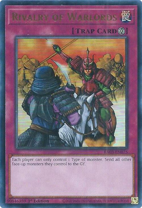 Rivalry of Warlords (UR) [RA03-EN075] Ultra Rare | Exor Games Bridgewater