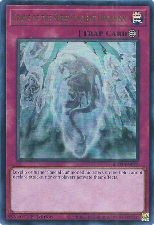 Grave of the Super Ancient Organism (UR) [RA03-EN077] Ultra Rare | Exor Games Bridgewater