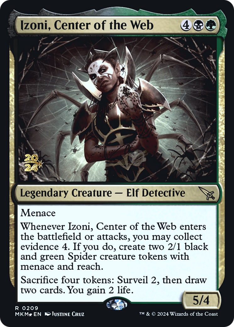 Izoni, Center of the Web [Murders at Karlov Manor Prerelease Promos] | Exor Games Bridgewater