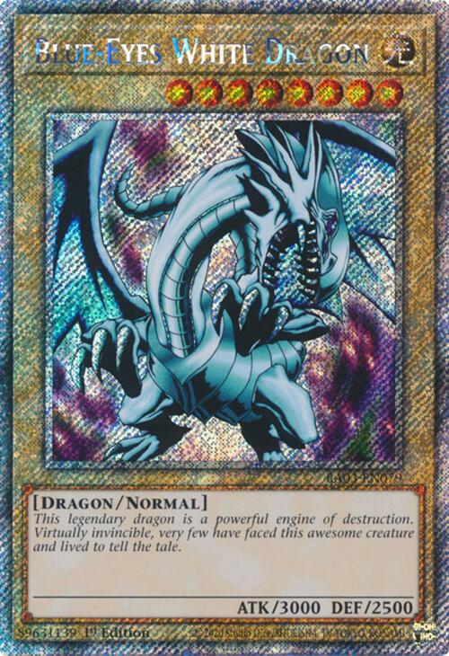 Blue-Eyes White Dragon (Platinum Secret Rare) [RA03-EN079] Platinum Secret Rare | Exor Games Bridgewater