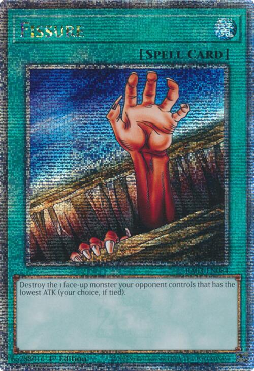 Fissure (Quarter Century Secret Rare) [RA03-EN084] Quarter Century Secret Rare | Exor Games Bridgewater