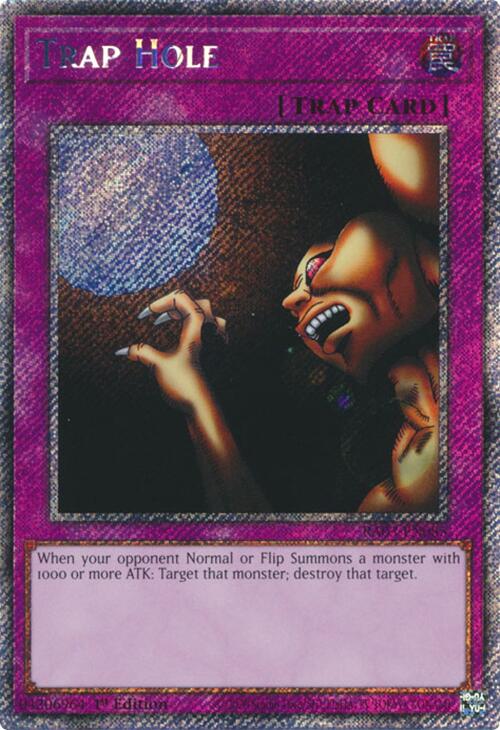 Trap Hole (Platinum Secret Rare) [RA03-EN085] Platinum Secret Rare | Exor Games Bridgewater