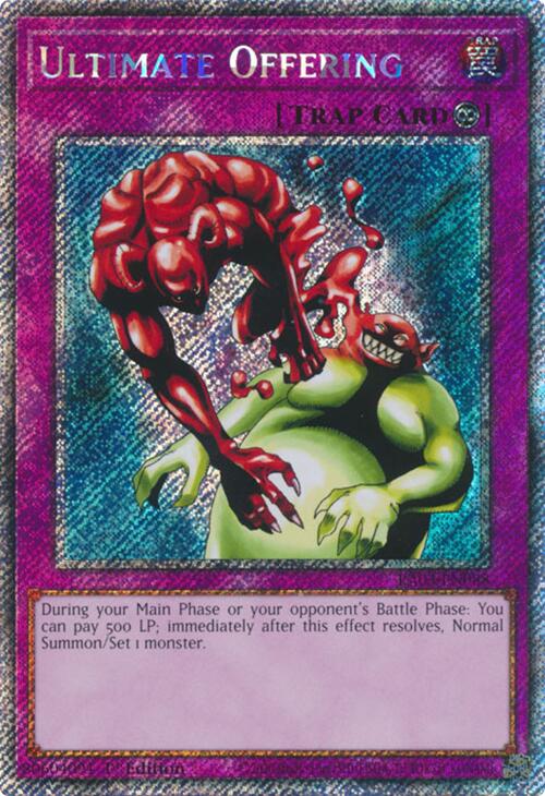 Ultimate Offering (Platinum Secret Rare) [RA03-EN088] Platinum Secret Rare | Exor Games Bridgewater