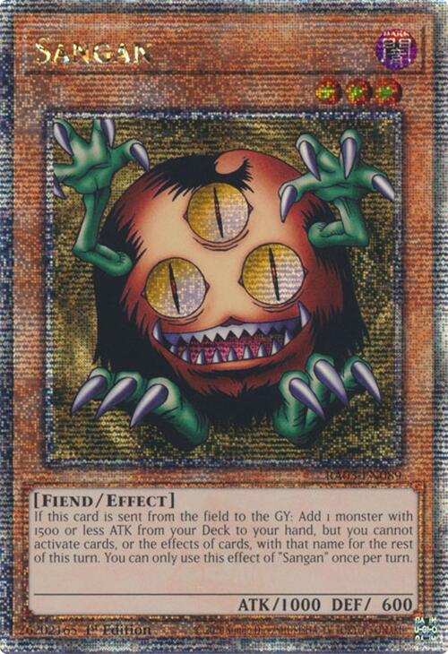 Sangan (Quarter Century Secret Rare) [RA03-EN089] Quarter Century Secret Rare | Exor Games Bridgewater