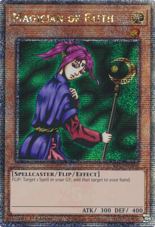 Magician of Faith (Quarter Century Secret Rare) [RA03-EN090] Quarter Century Secret Rare | Exor Games Bridgewater