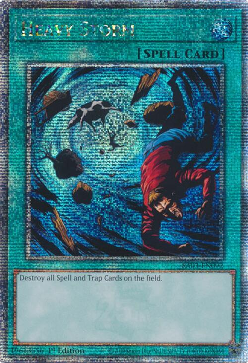Heavy Storm (Quarter Century Secret Rare) [RA03-EN092] Quarter Century Secret Rare | Exor Games Bridgewater