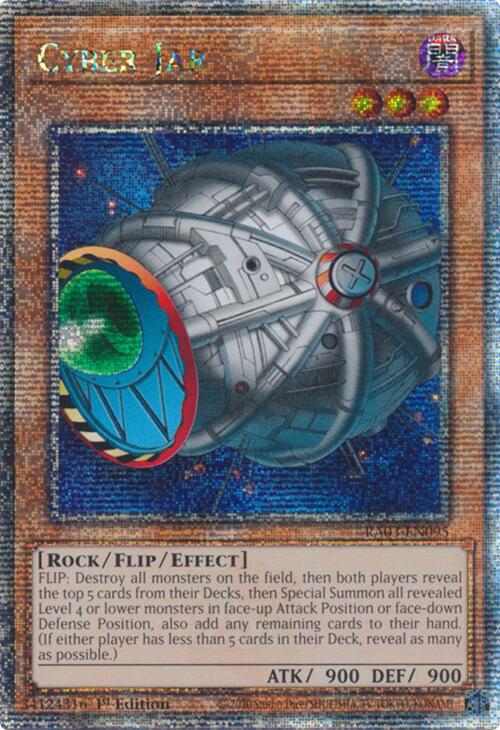 Cyber Jar (Quarter Century Secret Rare) [RA03-EN095] Quarter Century Secret Rare | Exor Games Bridgewater