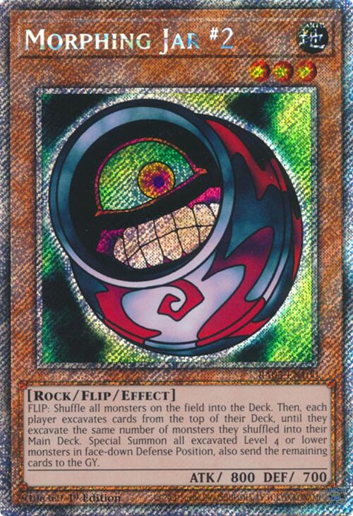 Morphing Jar #2 (Platinum Secret Rare) [RA03-EN100] Platinum Secret Rare | Exor Games Bridgewater
