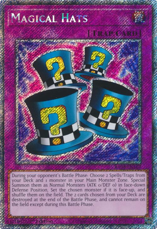 Magical Hats (Platinum Secret Rare) [RA03-EN107] Platinum Secret Rare | Exor Games Bridgewater