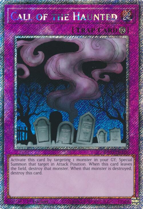 Call of the Haunted (Platinum Secret Rare) [RA03-EN108] Platinum Secret Rare | Exor Games Bridgewater