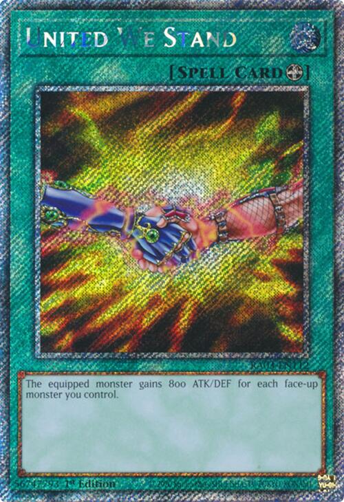 United We Stand (Platinum Secret Rare) [RA03-EN112] Platinum Secret Rare | Exor Games Bridgewater