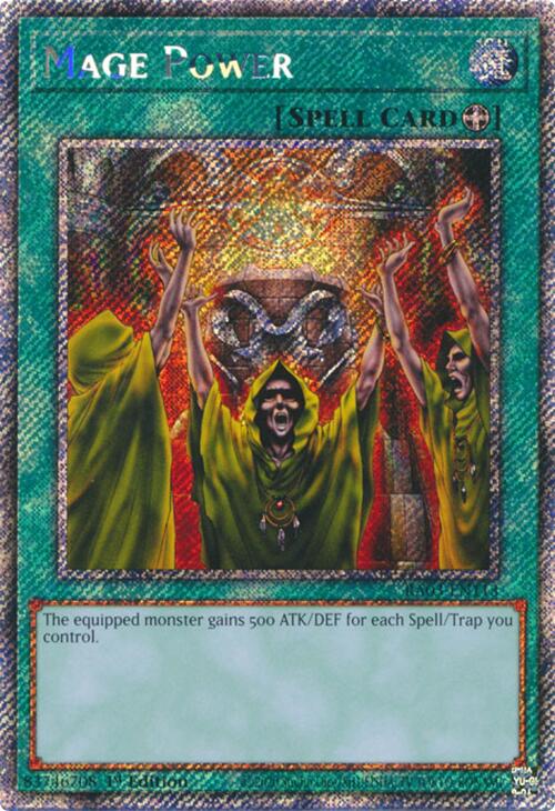 Mage Power (Platinum Secret Rare) [RA03-EN113] Platinum Secret Rare | Exor Games Bridgewater