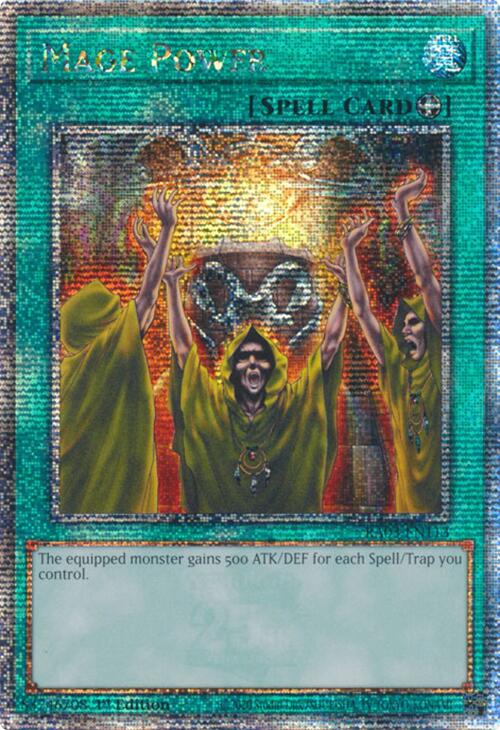 Mage Power (Quarter Century Secret Rare) [RA03-EN113] Quarter Century Secret Rare | Exor Games Bridgewater