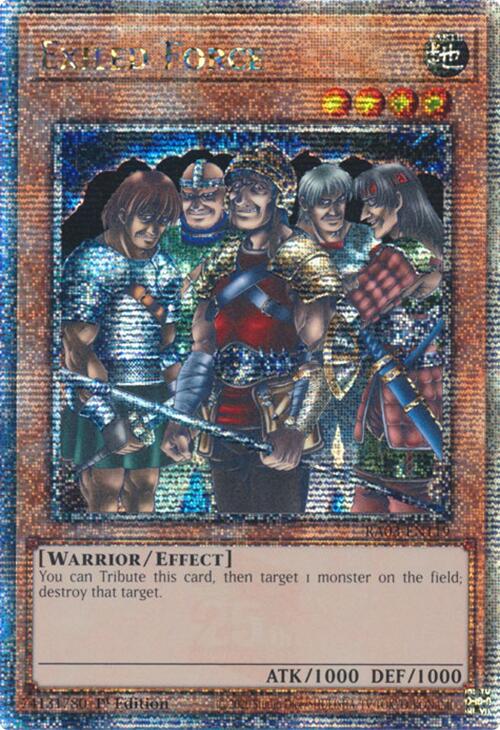 Exiled Force (Quarter Century Secret Rare) [RA03-EN119] Quarter Century Secret Rare | Exor Games Bridgewater