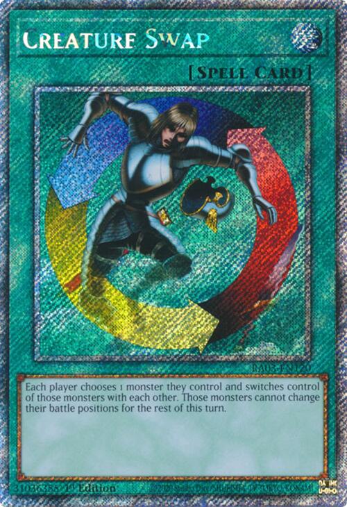 Creature Swap (Platinum Secret Rare) [RA03-EN120] Platinum Secret Rare | Exor Games Bridgewater